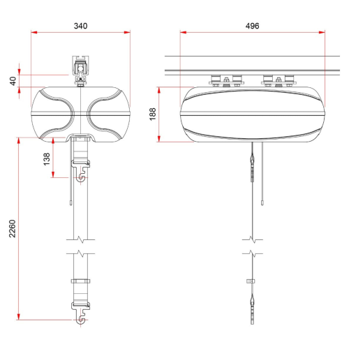 Стельовий підйомник AR-500 
