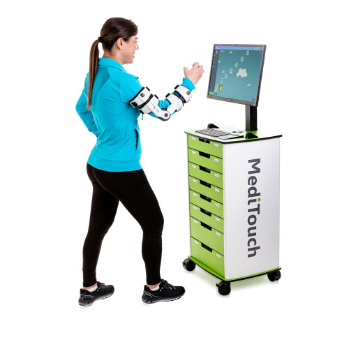 MediTouch rehabilitation system with biofeedback 