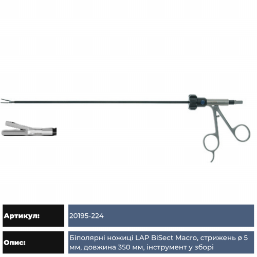 LAP BiSect bipolar scissors