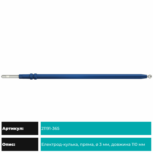 Disposable monopolar electrodes ø 2.4 mm