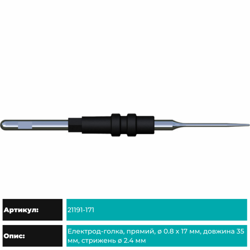 Reusable monopolar electrodes ø 2.4 mm ø 4 mm