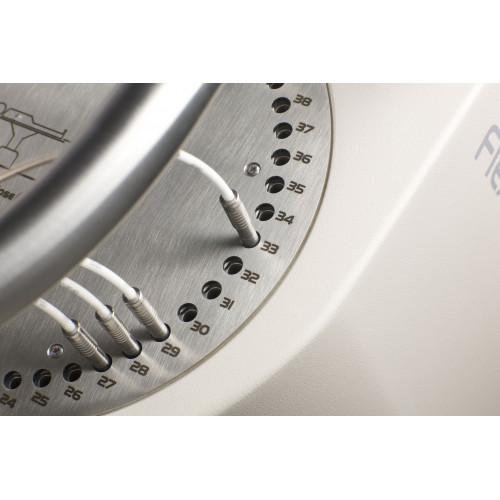 Contact radiation therapy source feed system Flexitron 